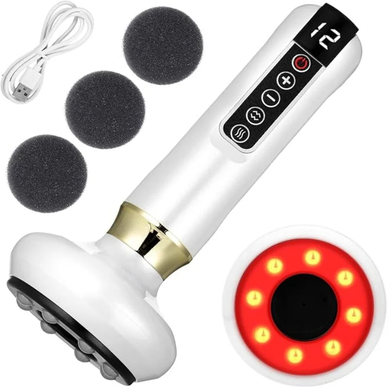 Full Body Cupping, Scraping and Massaging Device With USB Power