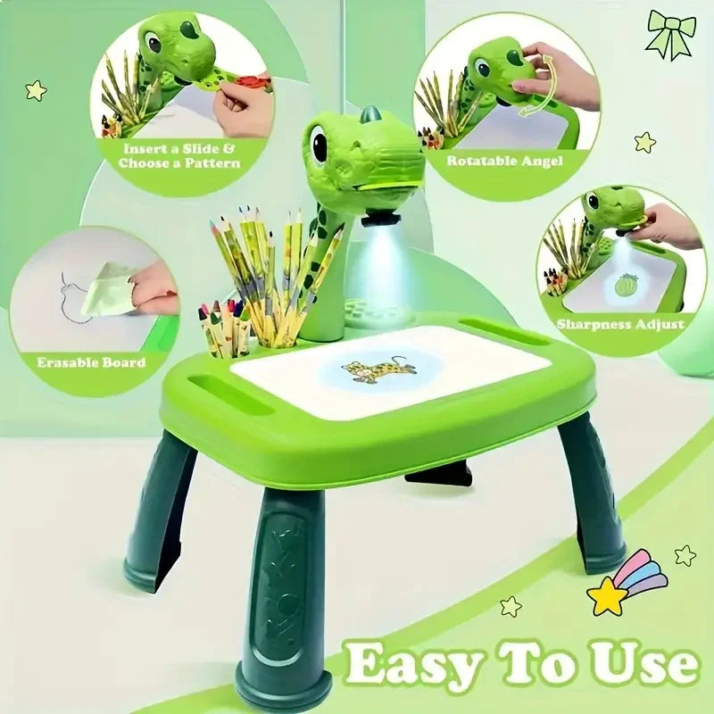 Unicorn Projection Music Drawing Board For Kids 3 And Up