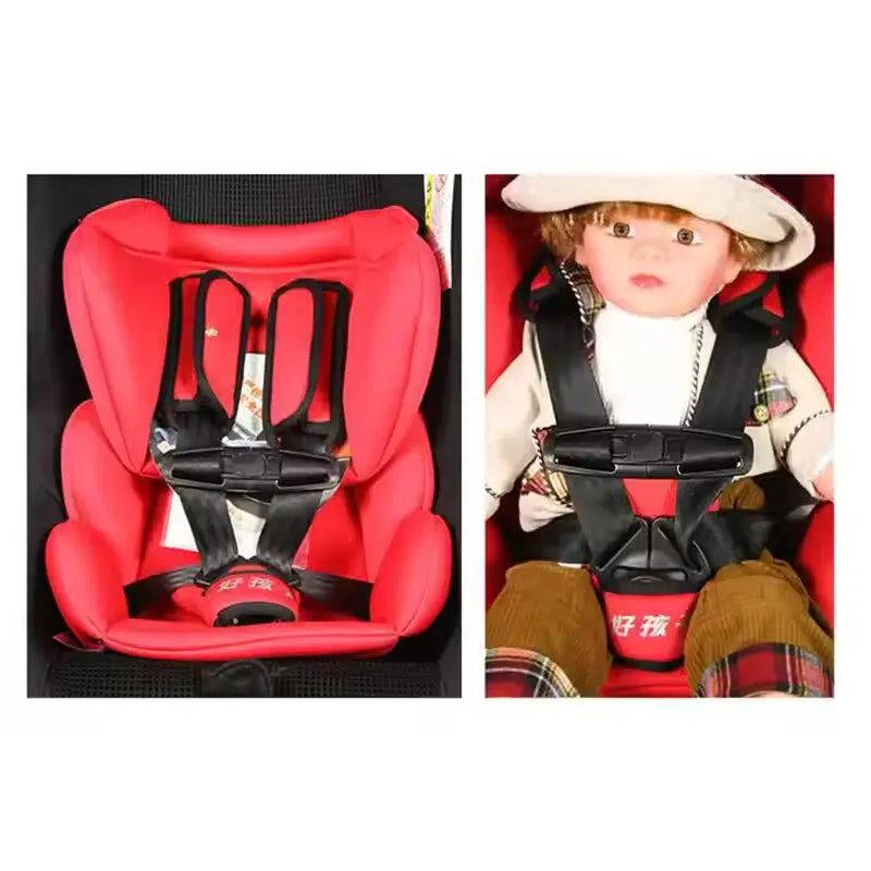 Baby Car Seat Belt Clip Five Point Buckle Lock Safety