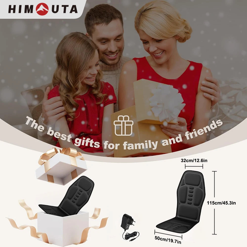 HIMOUTA Electric Back Massager With Heat And Vibration