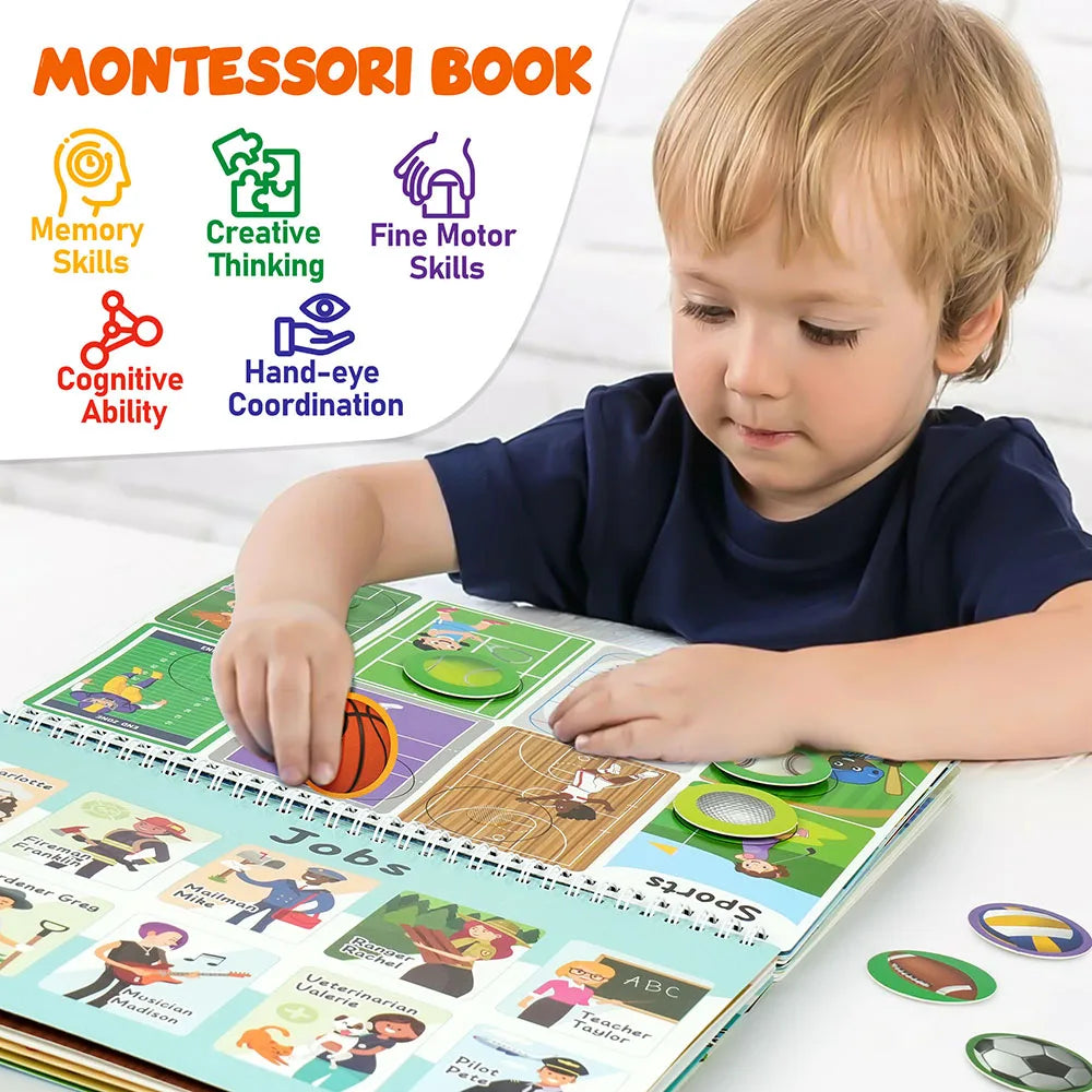 Busy Book for Toddlers and Preschoolers Educational Activity Book