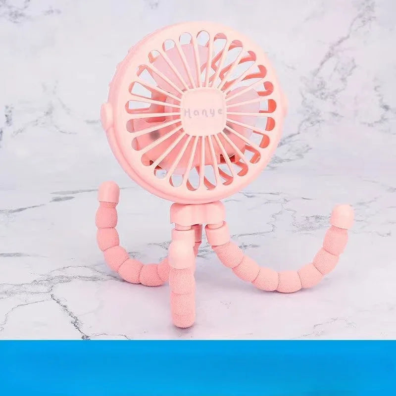 Baby Stroller Fan Handheld USB Rechargeable Bladeless