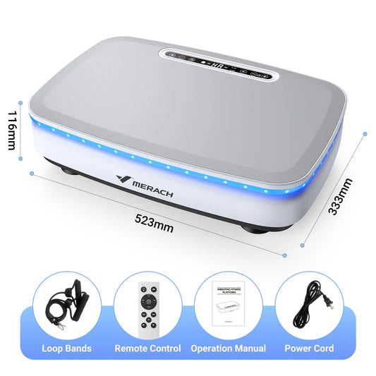 MERACH Vibration Plate Exercise Machine for Full Body Workout