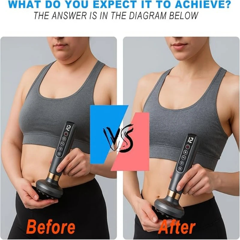 Full Body Cupping, Scraping and Massaging Device With USB Power