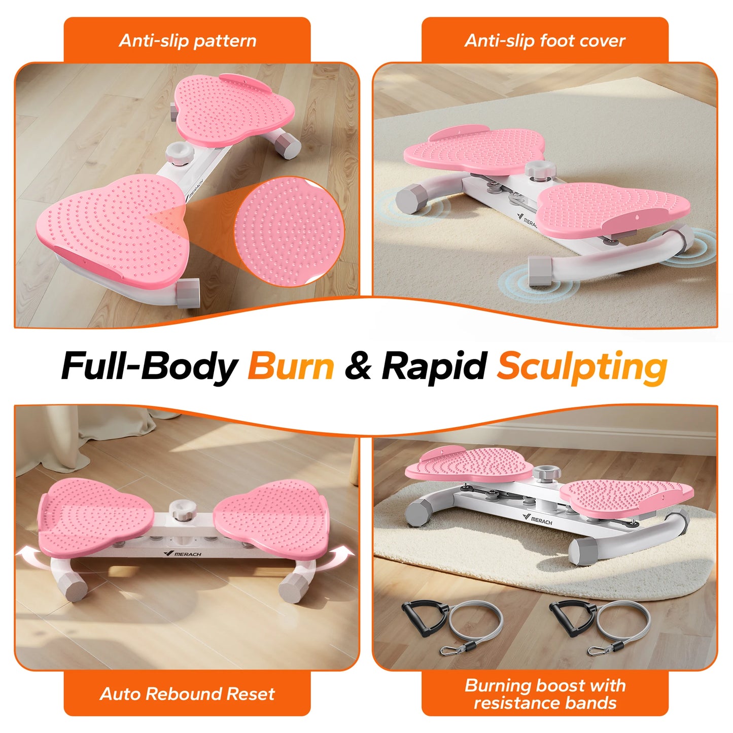 MERACH Waist Twisting Fitness Tool Balance Board For Weight Loss