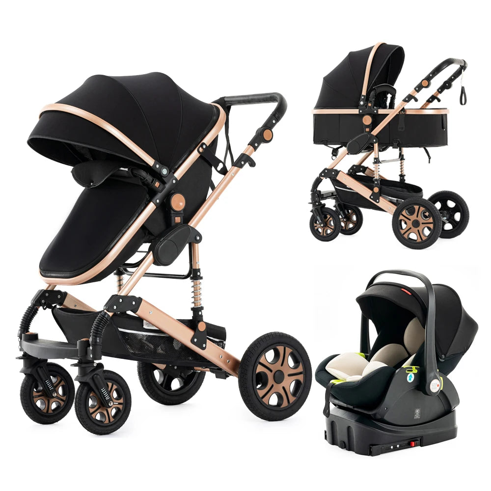 SteAnny 3-in-1 Infant Car Seat Travel System Stroller