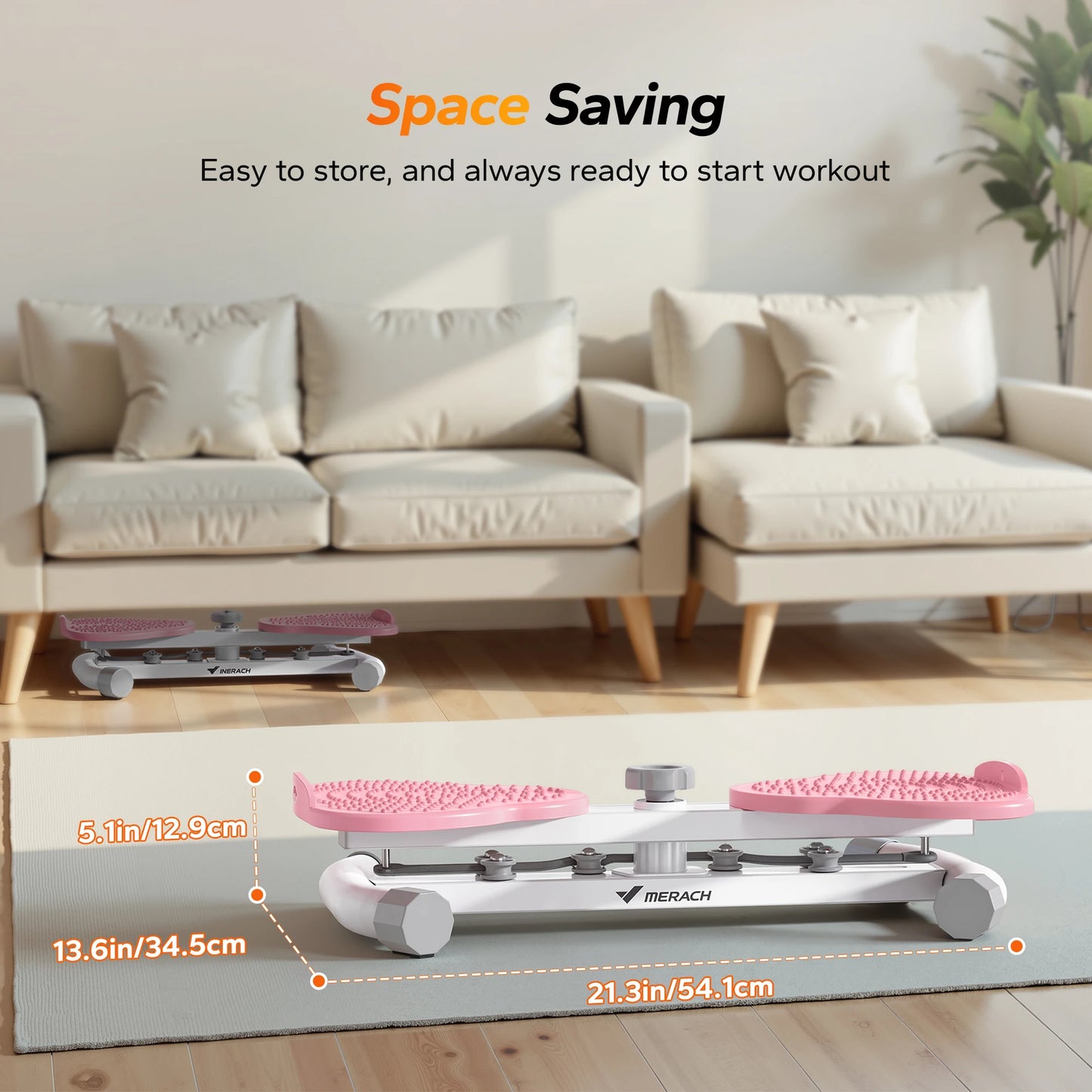 MERACH Waist Twisting Fitness Tool Balance Board For Weight Loss