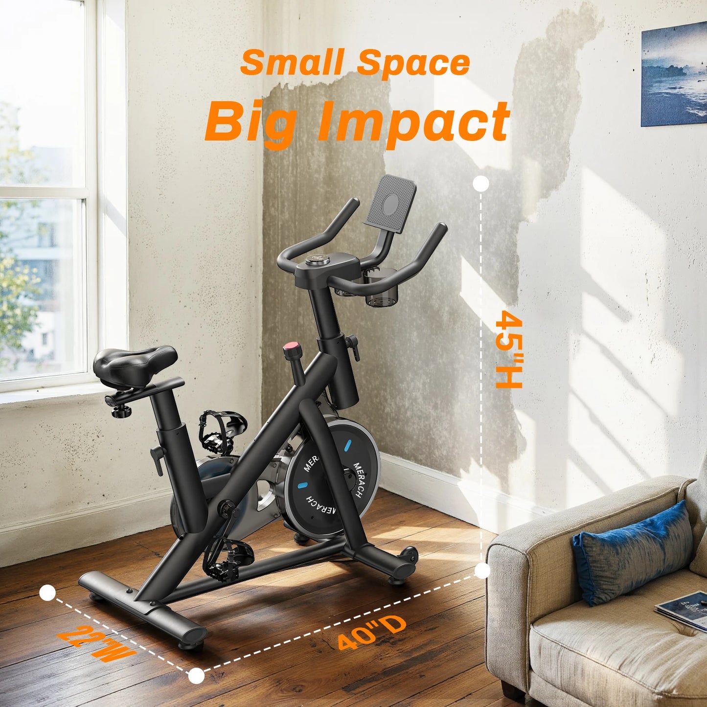 MERACH Exercise Bike Brake Pad For Quiet Indoor Cycling