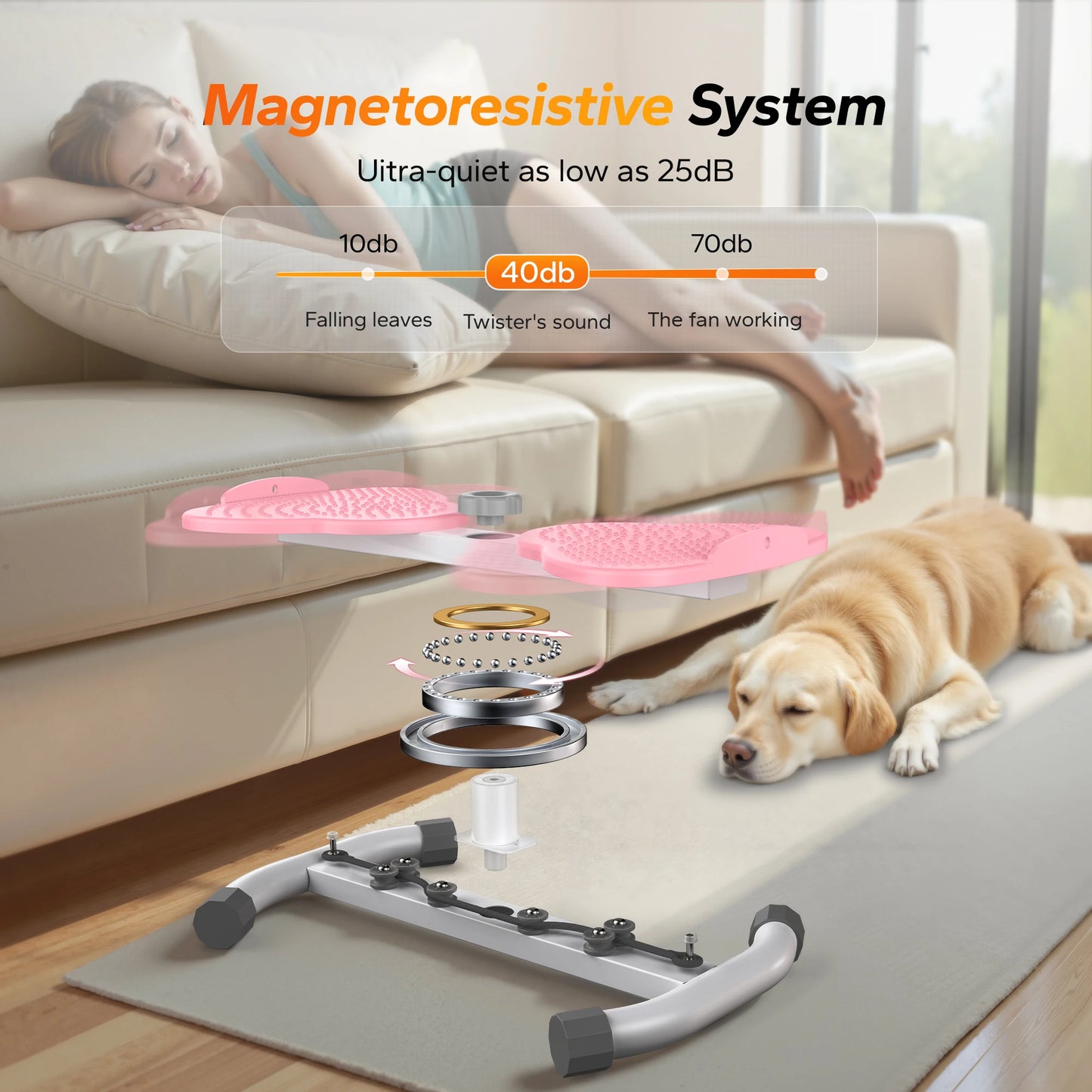 MERACH Waist Twisting Fitness Tool Balance Board For Weight Loss