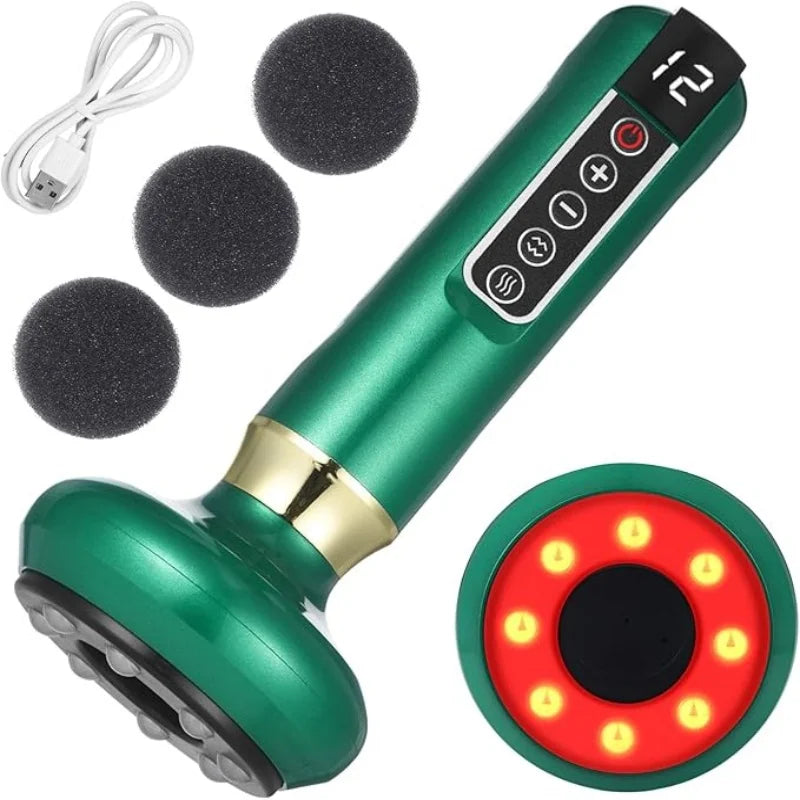 Full Body Cupping, Scraping and Massaging Device With USB Power