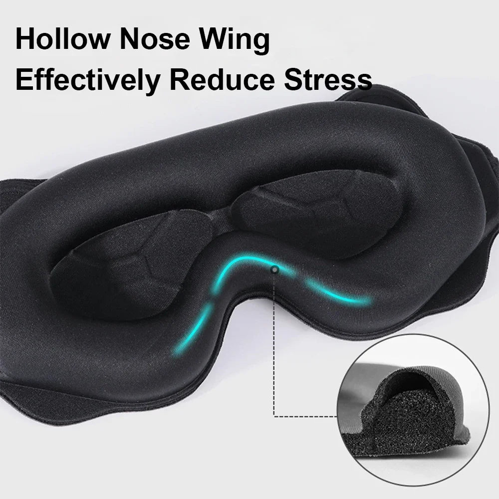 3D Soft Padded Sleeping Mask for Deep Sleep and Relaxation