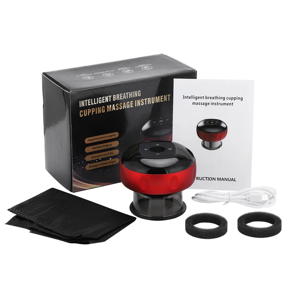 Hailicare Electric Cupping Massager With Vacuum Suction And Gua Sha