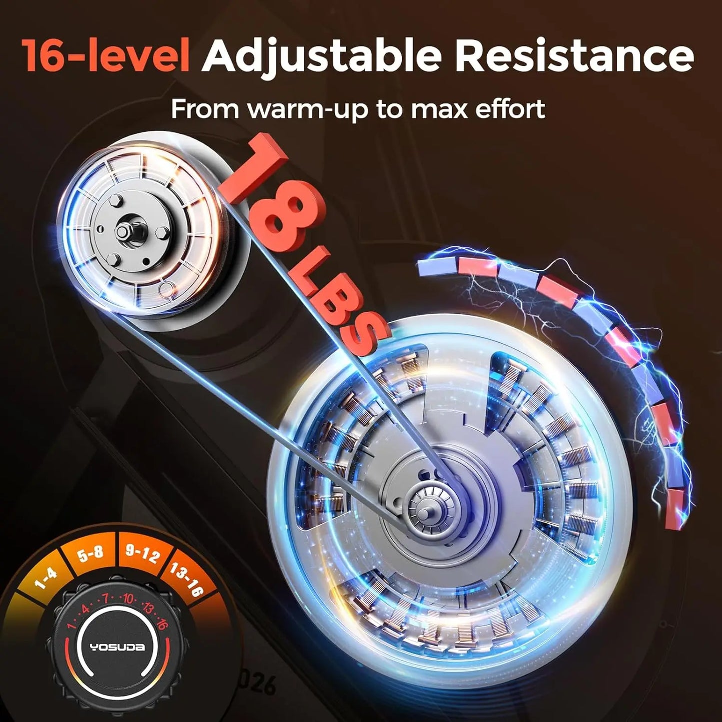 YOSUDA 3-In-1 Elliptical Machine For Home Fitness