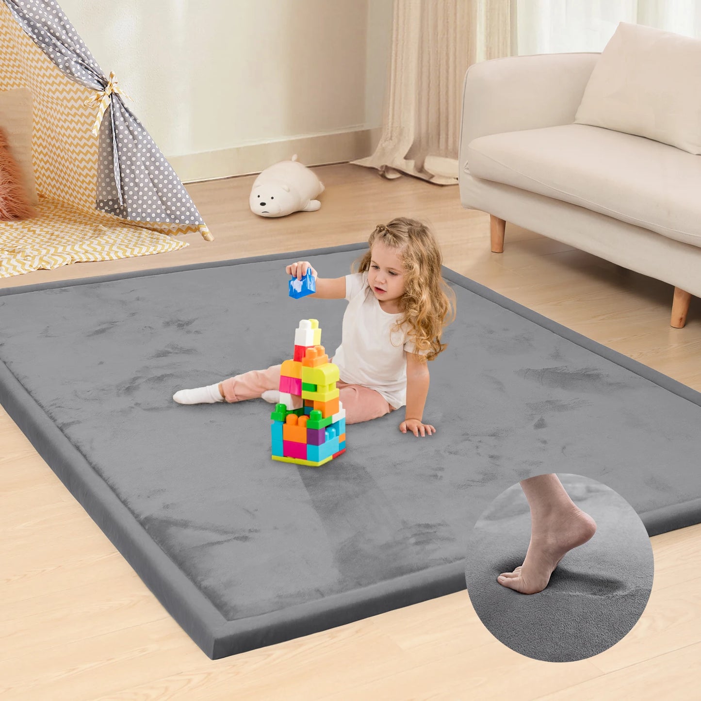 Huloo Sleep Tatami Play Mat For Baby And Kids Rooms