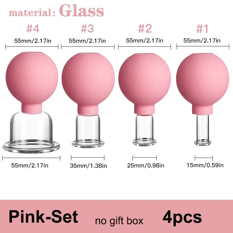 Mokarle Rubber Cupping Face Massager Vacuum Eye Lifting Tool