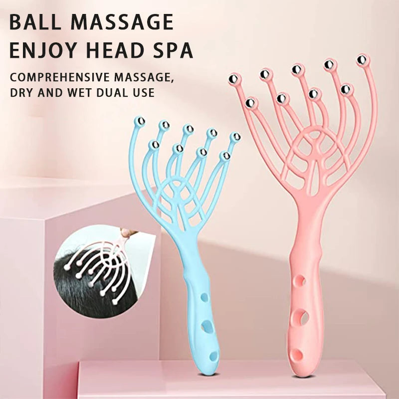 YOSYO Head Massager Scalp Roller For Hair Care And Relaxation