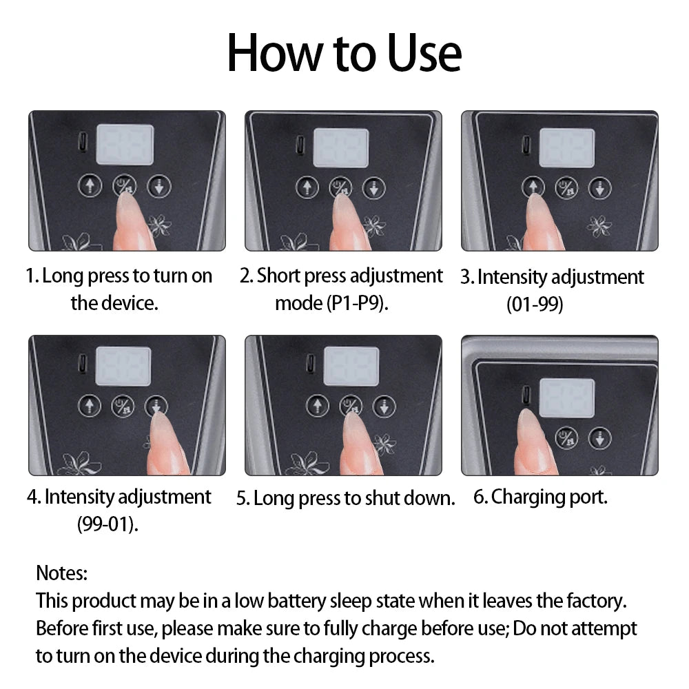 Foreverlily 24-Head Massage Gun With 9 Modes For Full Body Relaxation