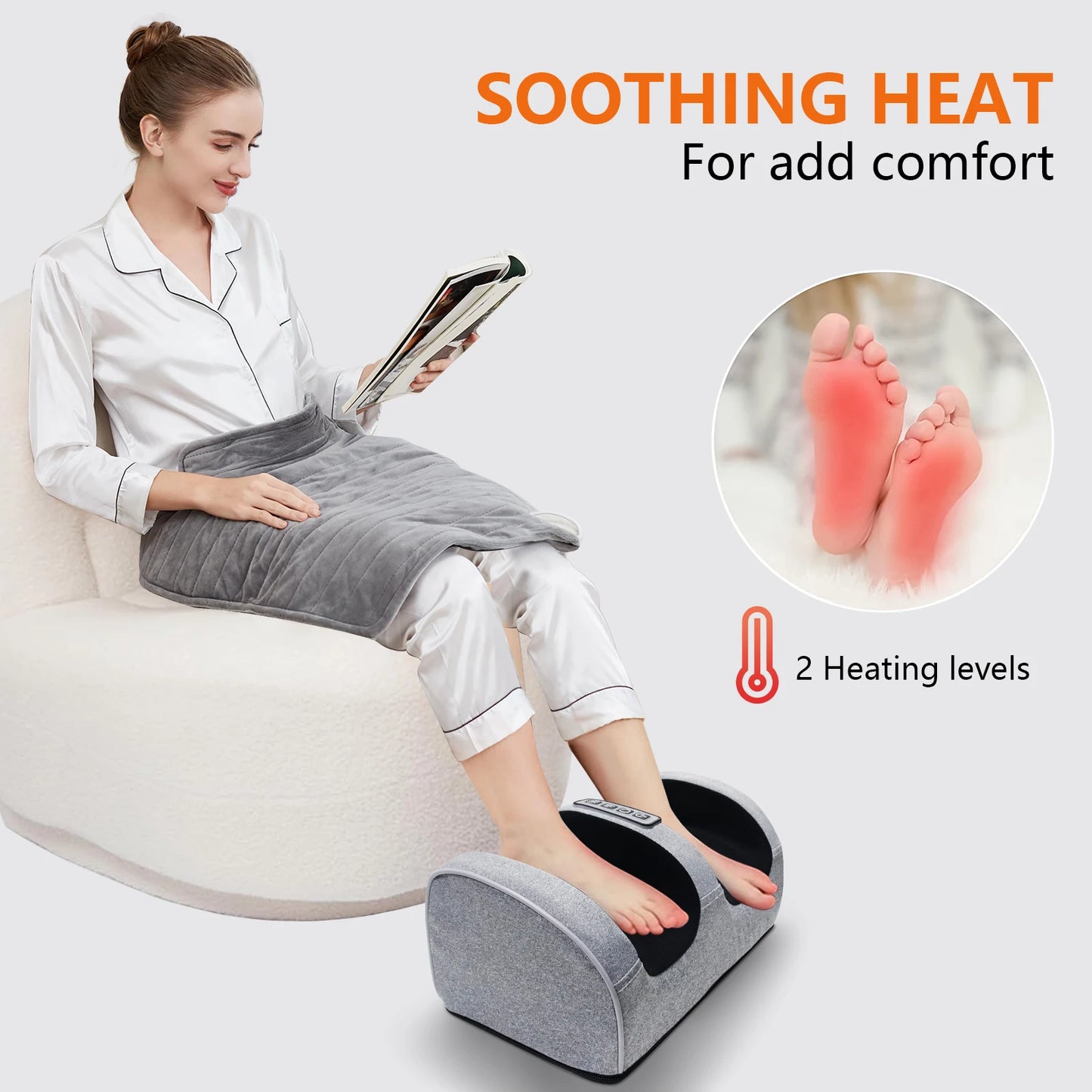 Foot Massage Machine Kneading Massager With Electric Heating