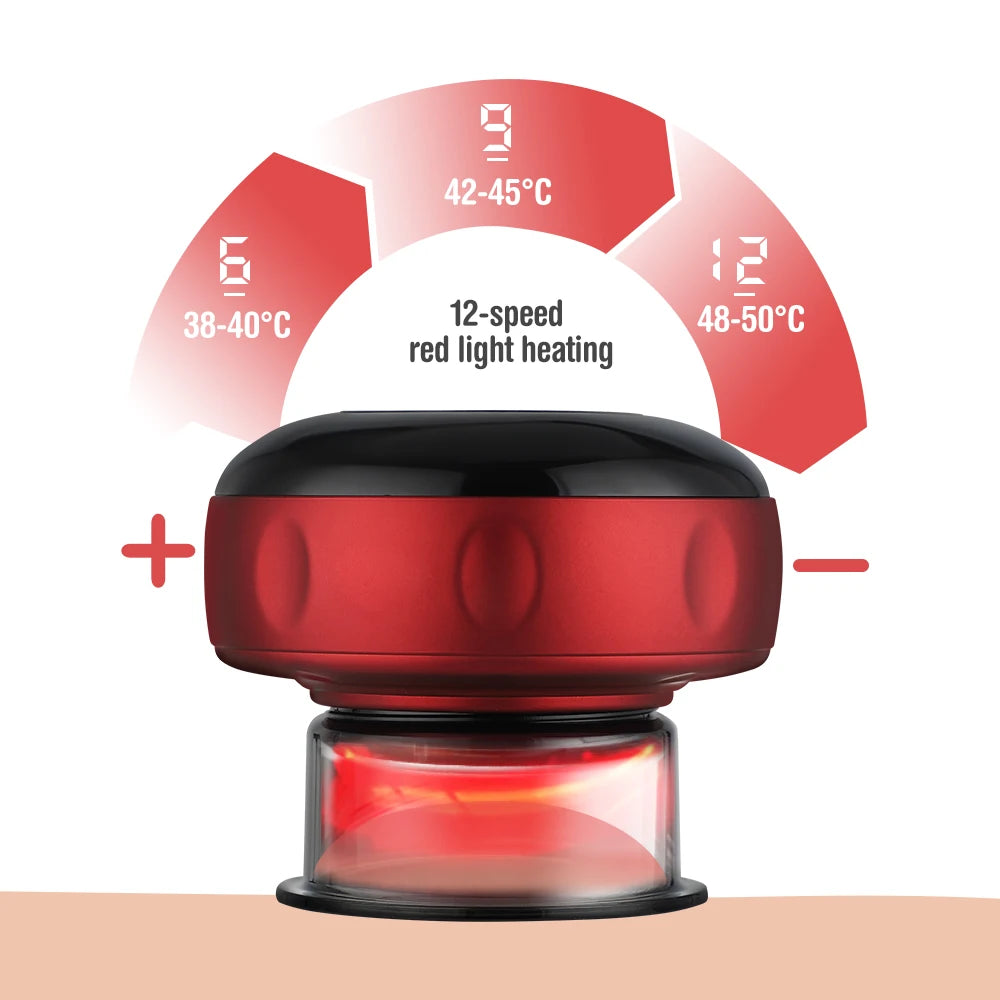 Hailicare Electric Cupping Massager With Vacuum Suction And Gua Sha