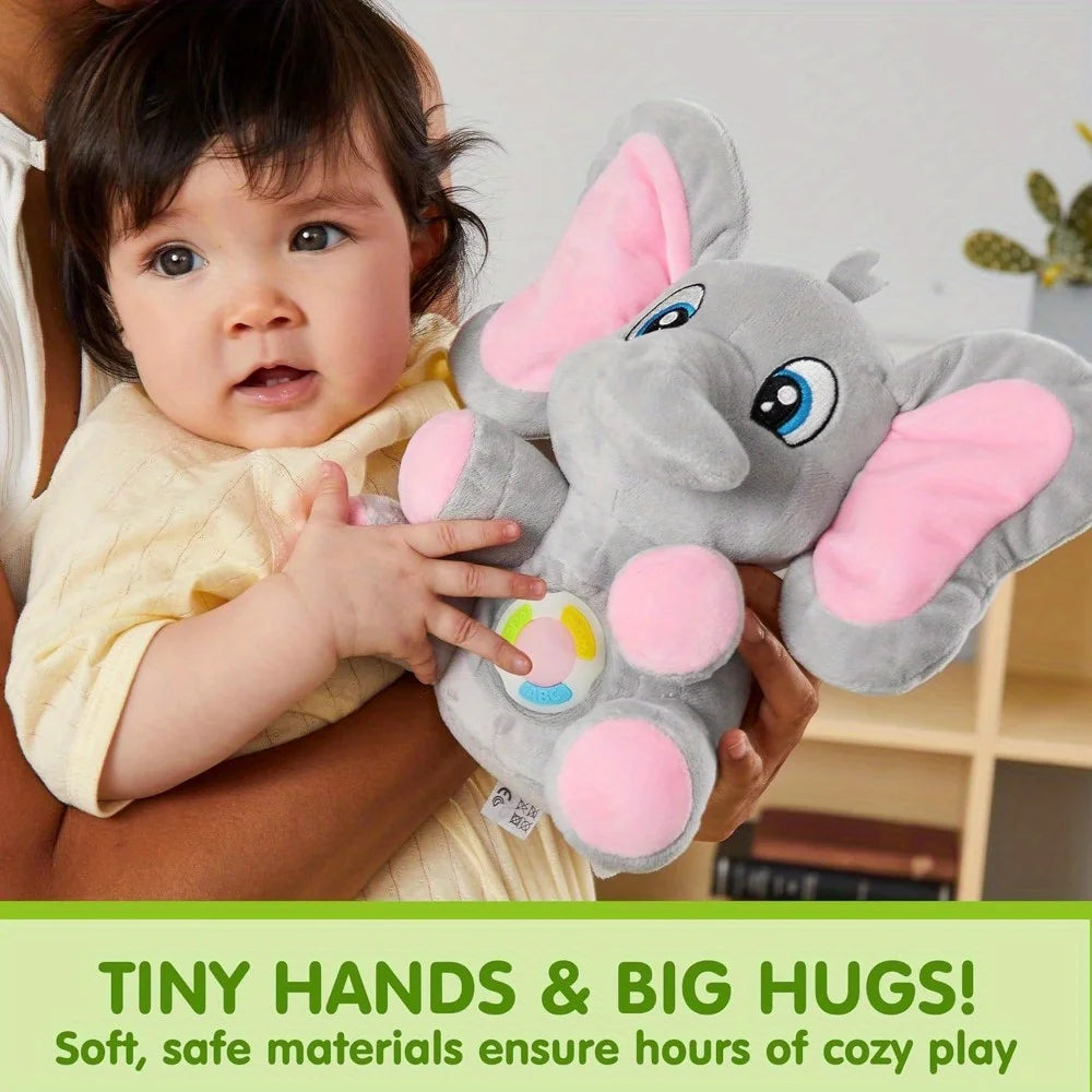 Joyfy Kids Musical Elephant Plush Toy With Music And Lights