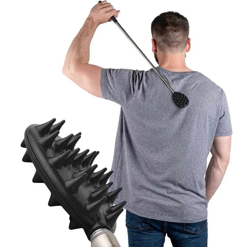 Back Scratcher Telescopic Massage Tool Stainless Steel Extendable