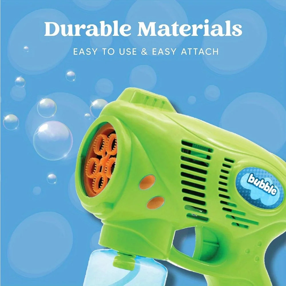 Joyfy Bubble Gun Set With 2 Bottles Refills