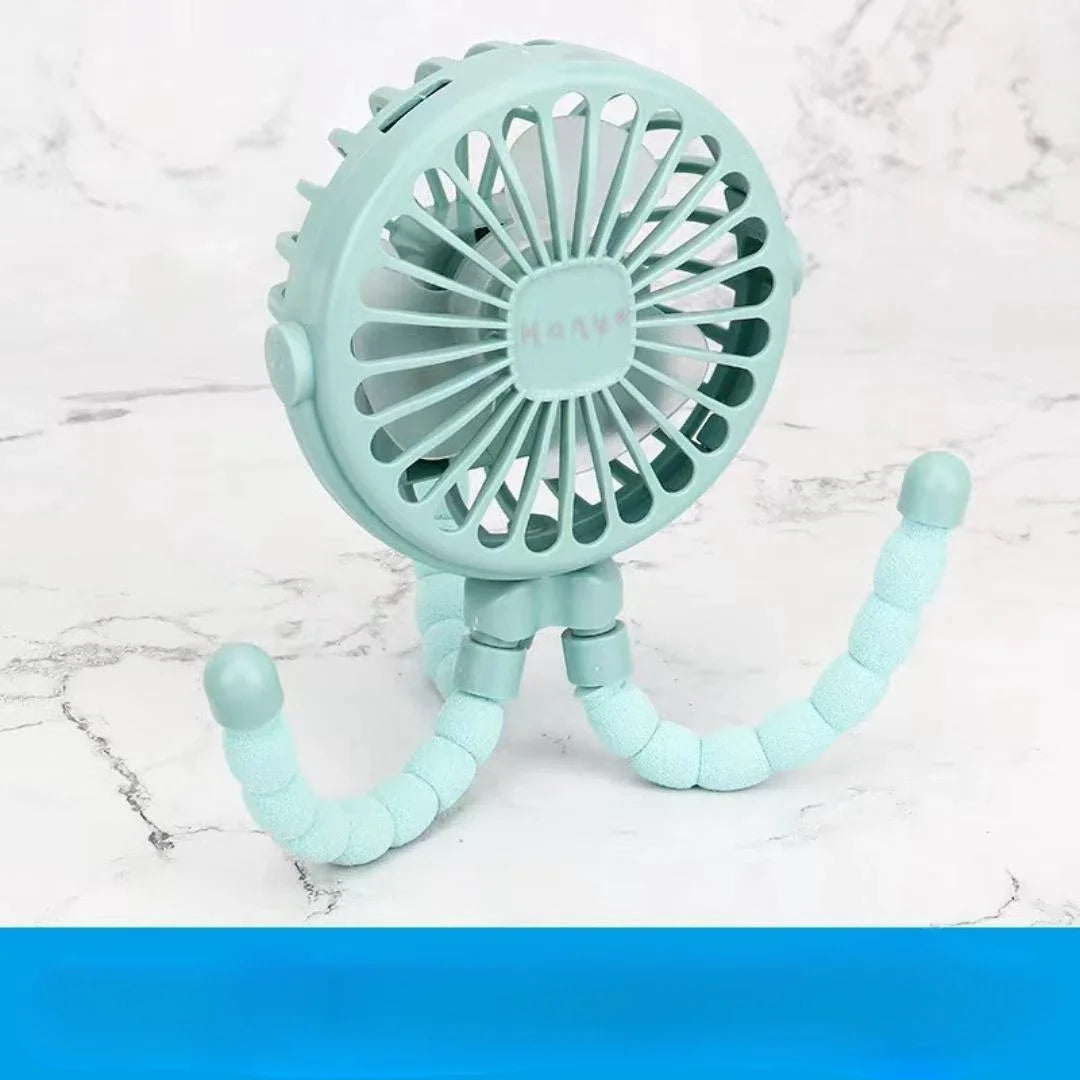 Baby Stroller Fan Handheld USB Rechargeable Bladeless