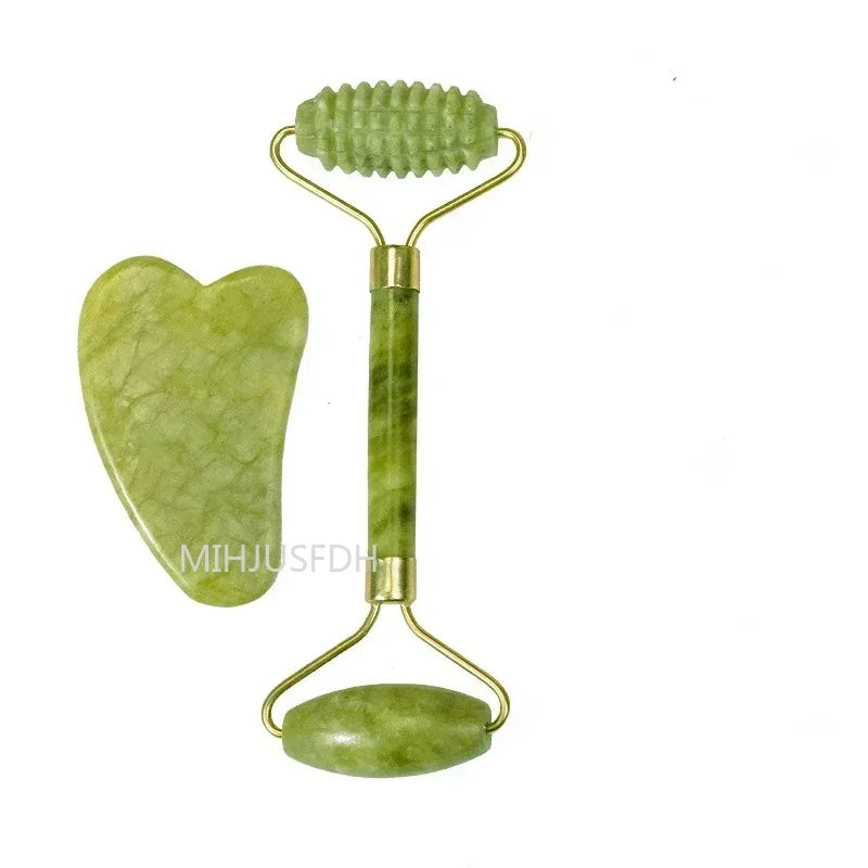 MIHJUSFDH Jade Roller Massager For Face Body Back Foot Massage