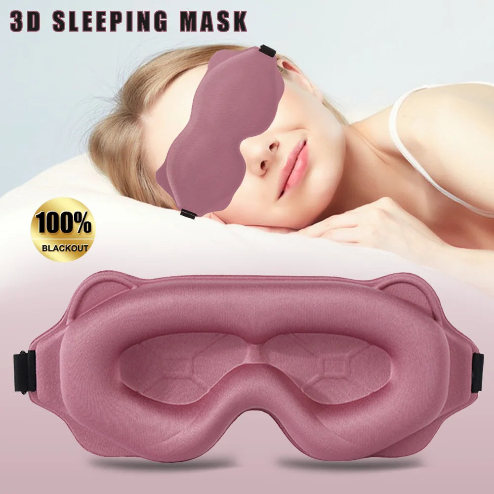 3D Soft Padded Sleeping Mask for Deep Sleep and Relaxation