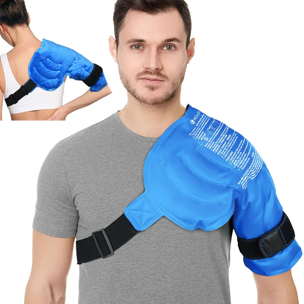 Shoulder Ice Pack Wrap for Hot Cold Therapy Relief