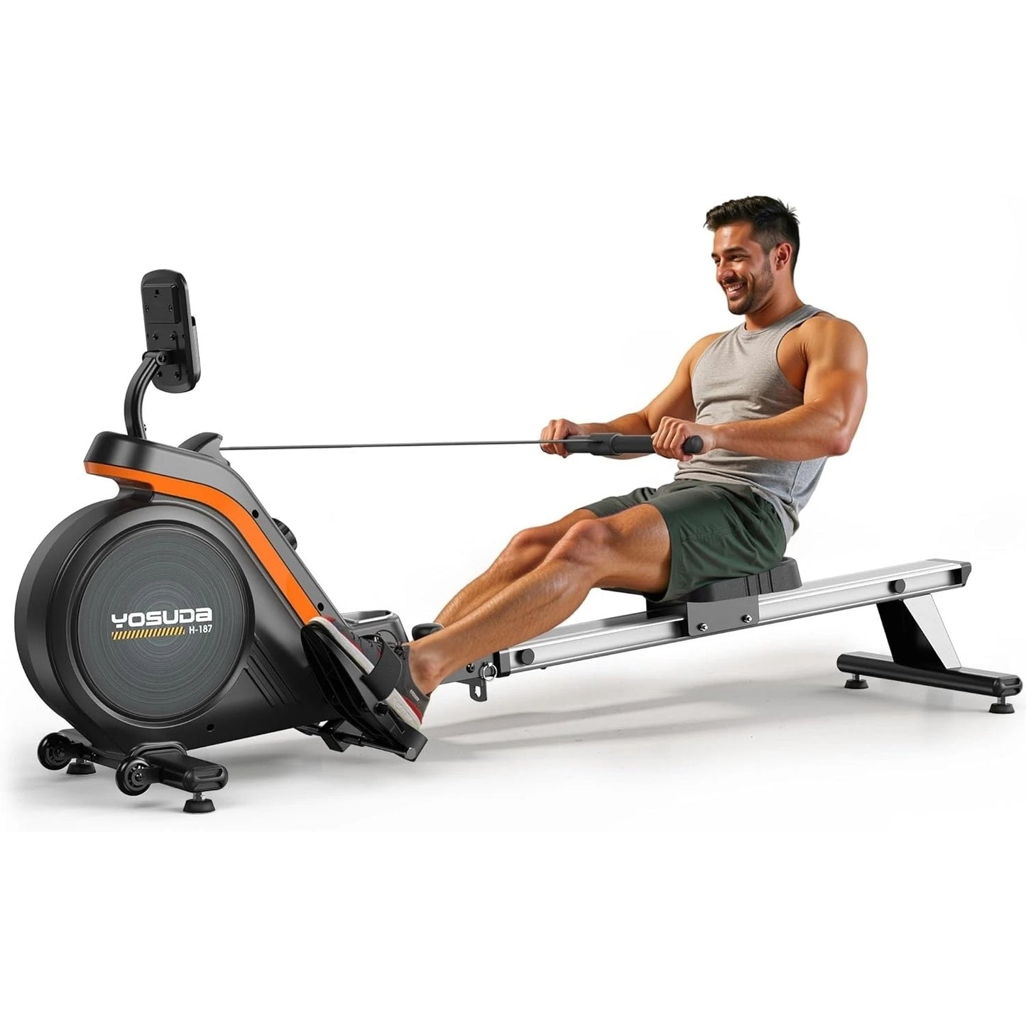 YOSUDA Magnetic Rowing Machine Foldable With Bluetooth And App Support