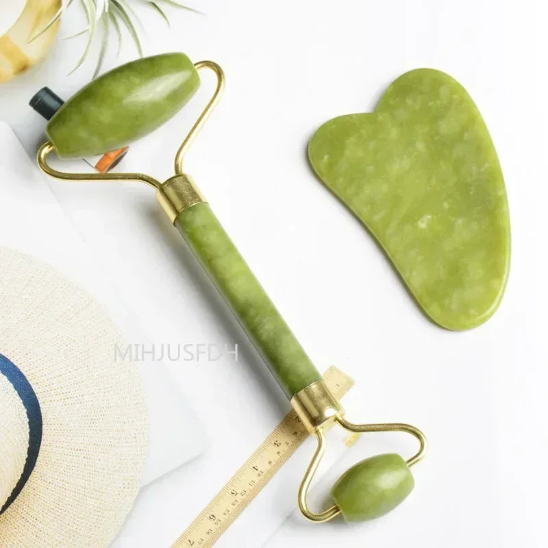 MIHJUSFDH Jade Roller Massager For Face Body Back Foot Massage
