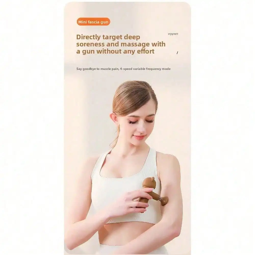 Mini Fascia Gun Massager Portable Deep Tissue Muscle Relief