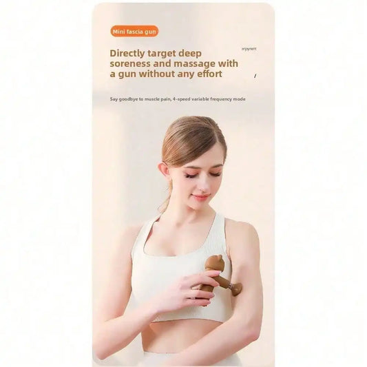 Mini Fascia Gun Massager Portable Deep Tissue Muscle Relief