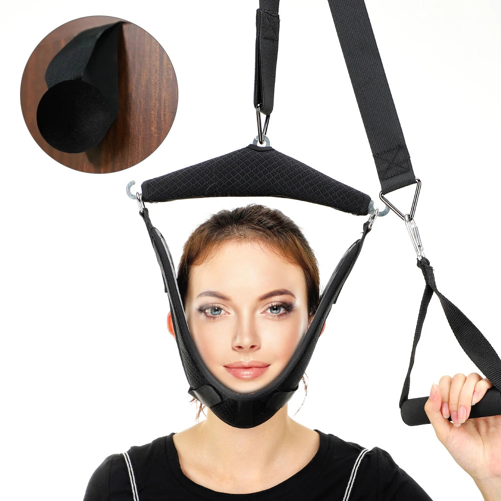 Hailicare Cervical Neck Traction Device For Pain Relief