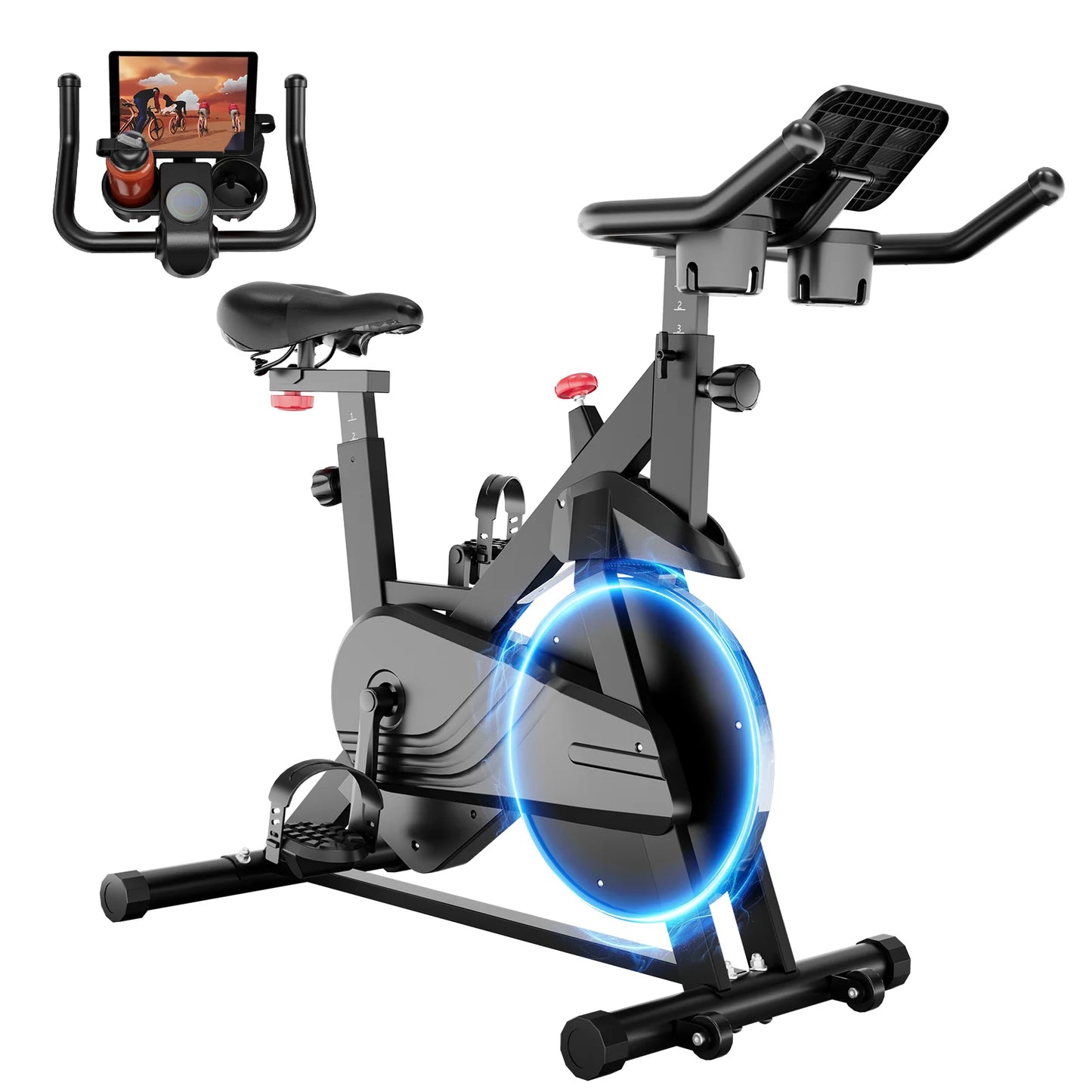 Superun Magnetic Resistance Exercise Bike With 32 Levels