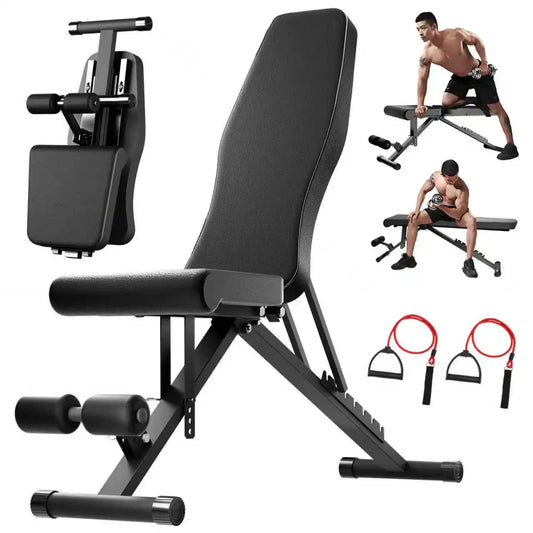 Adjustable Weight Bench for Full Body Workout Foldable 1000 Lb
