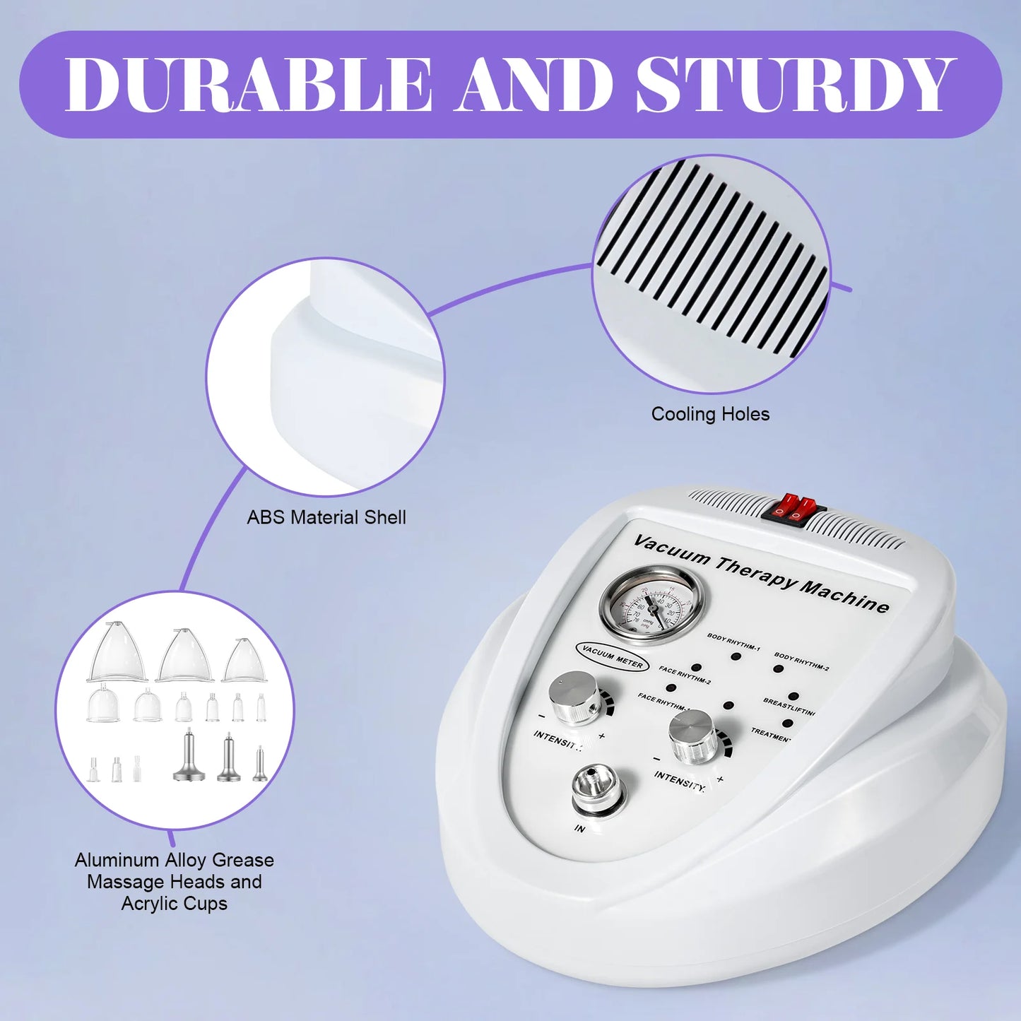 Electric Vacuum Pump Breast Massager For Body Shaping