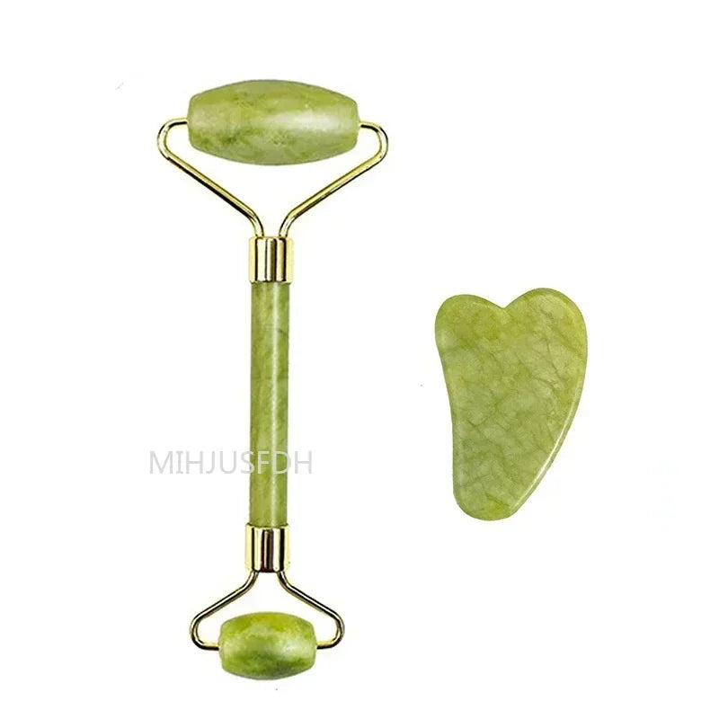 MIHJUSFDH Jade Roller Massager For Face Body Back Foot Massage