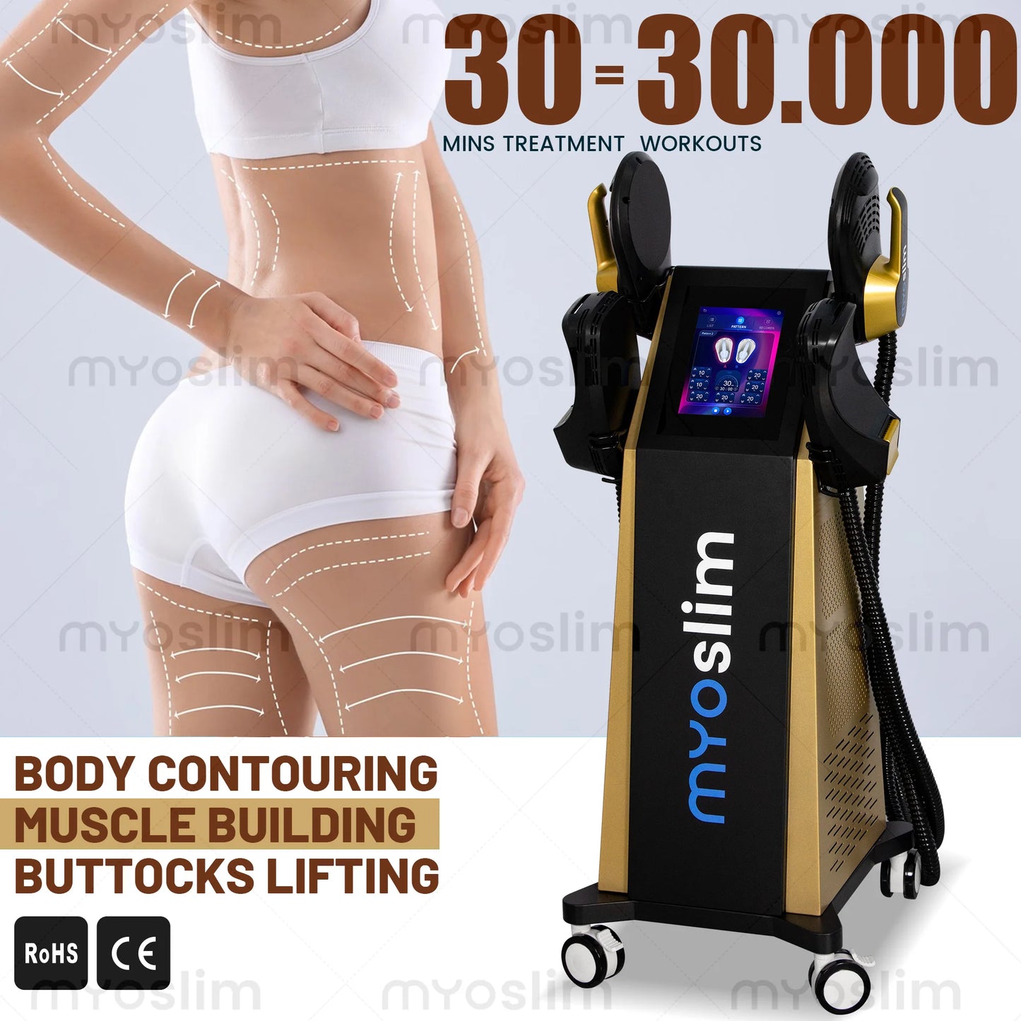 MYOSLIM EMS Neo RF Body Sculpting Machine For Fat Burning