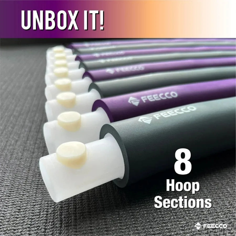 Weighted Fitness Hoop for Effective Home Weight Loss Workouts