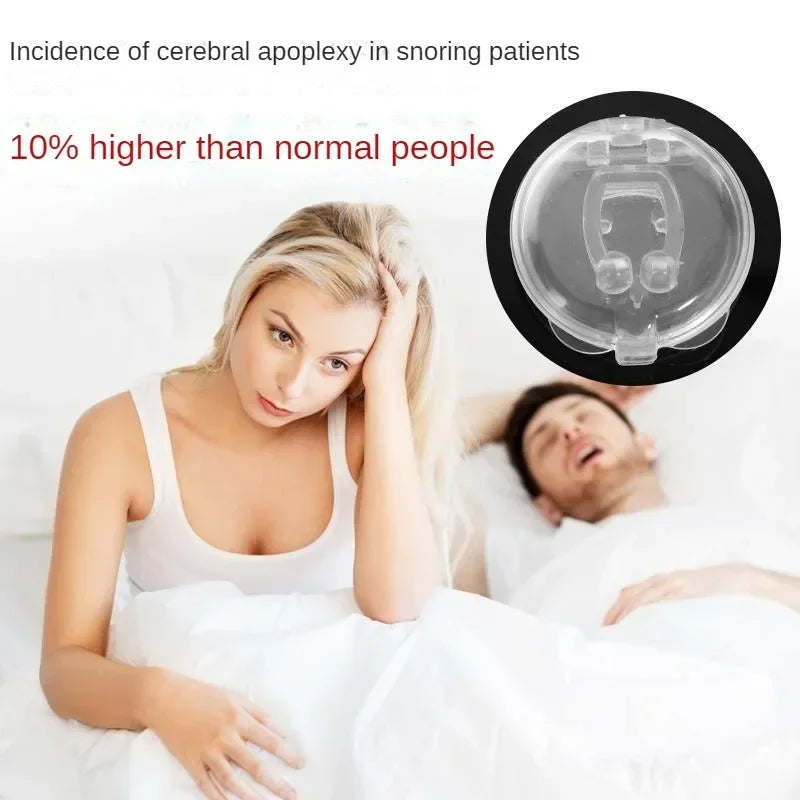 Anti Snore Sleep Aid Ring Magnetic Acupressure Therapy Relaxation