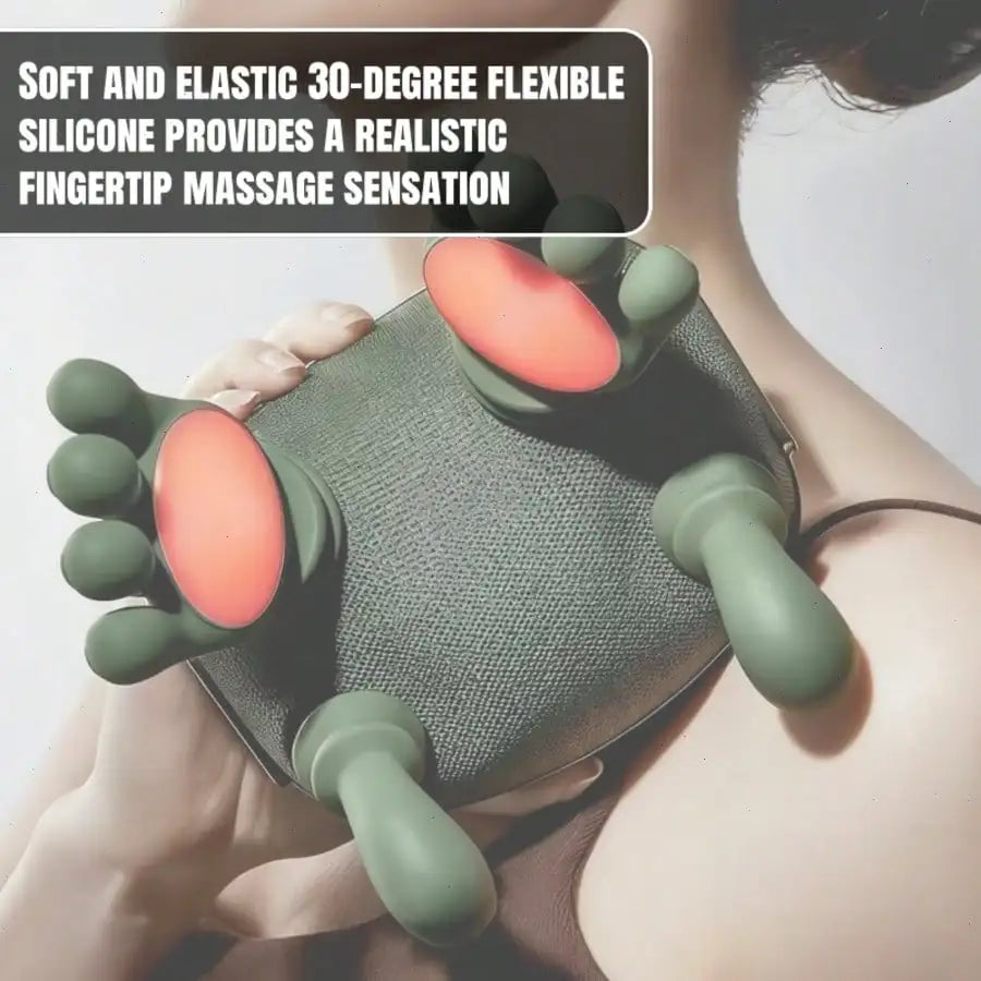 4D Shiatsu Neck And Shoulder Massager With Heat And Wireless