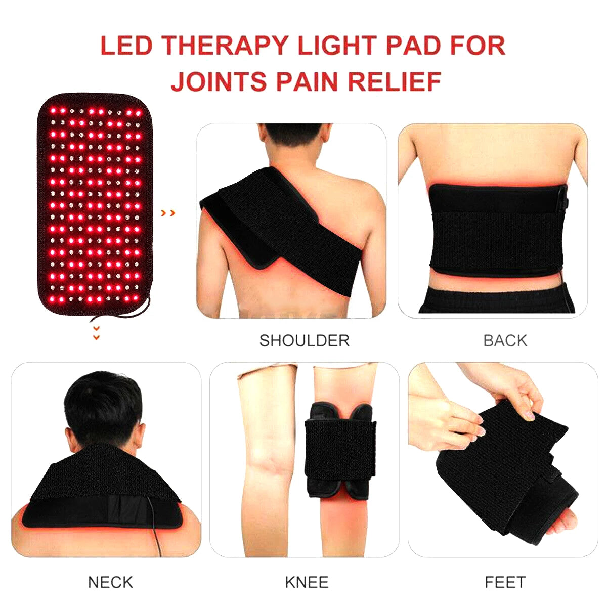 Infrared Light Waist Massager Belt For Back Relief And Relaxation