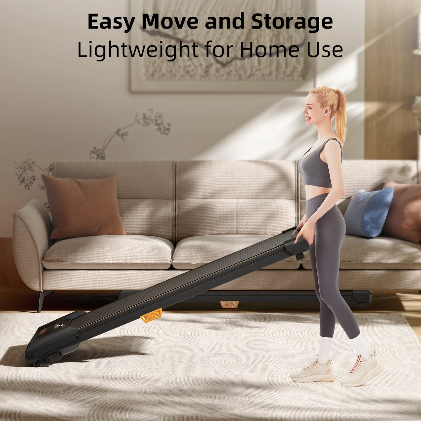 Under Desk Treadmill Incline Walking Pad 2.5HP For Home Use