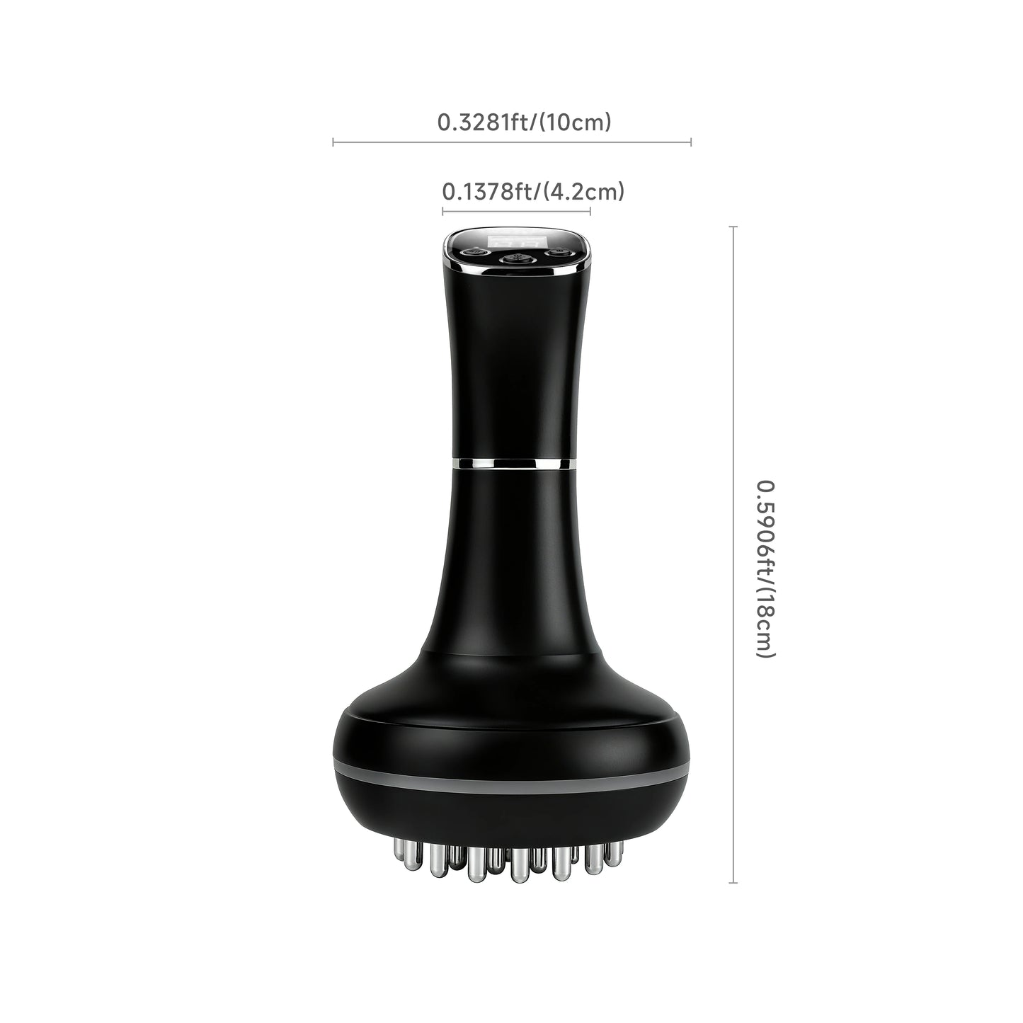 Aedwdpe Handheld Electric Meridian Brush For Full Body Massage Gua Sha Heating