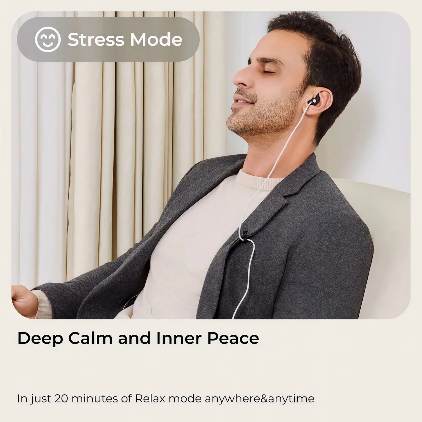 ZENOWELL Vita Ear-Worn TaVNS Stimulator For Calm Sleep Balance