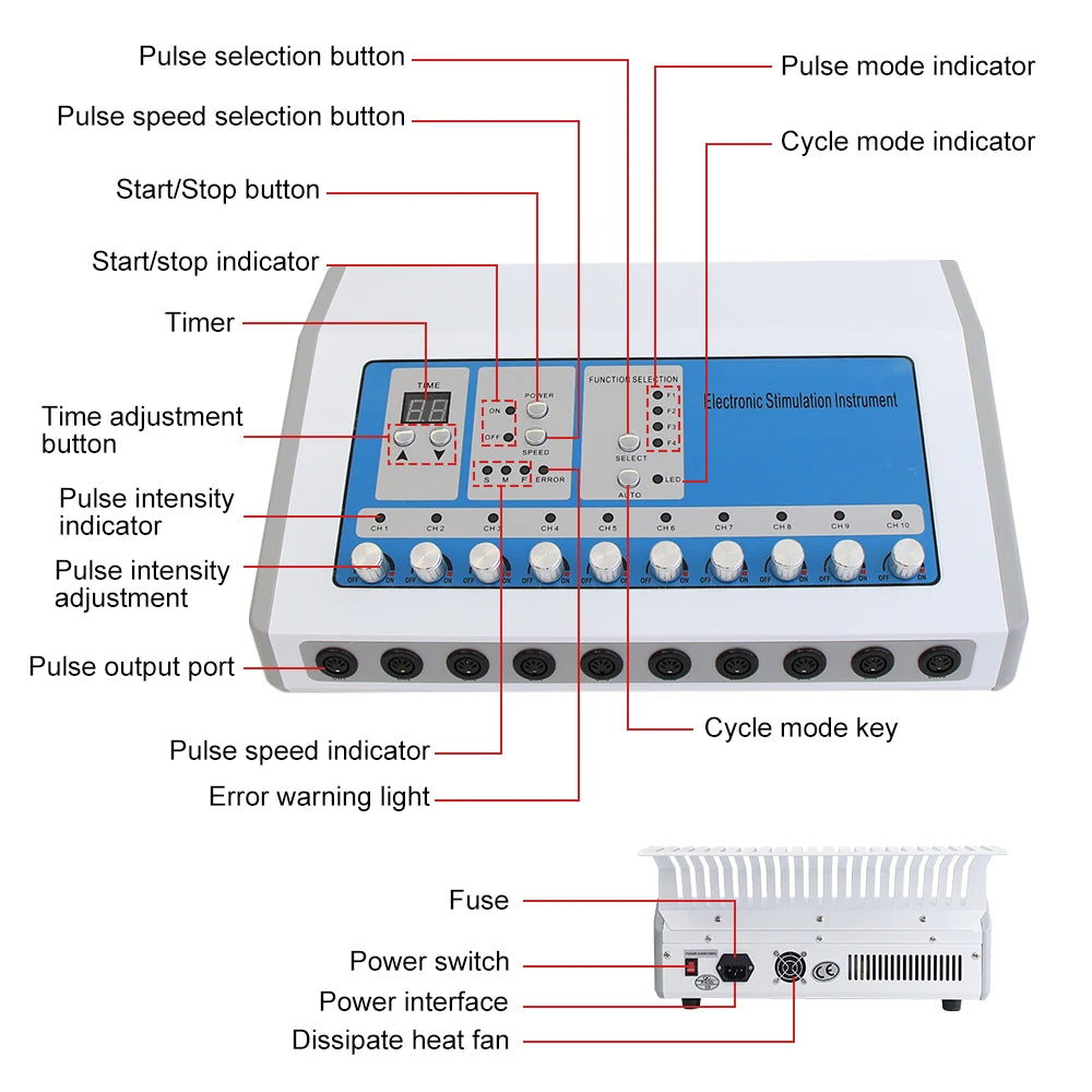 AOKO EMS Microcurrent Muscle Stimulator For Body Shaping
