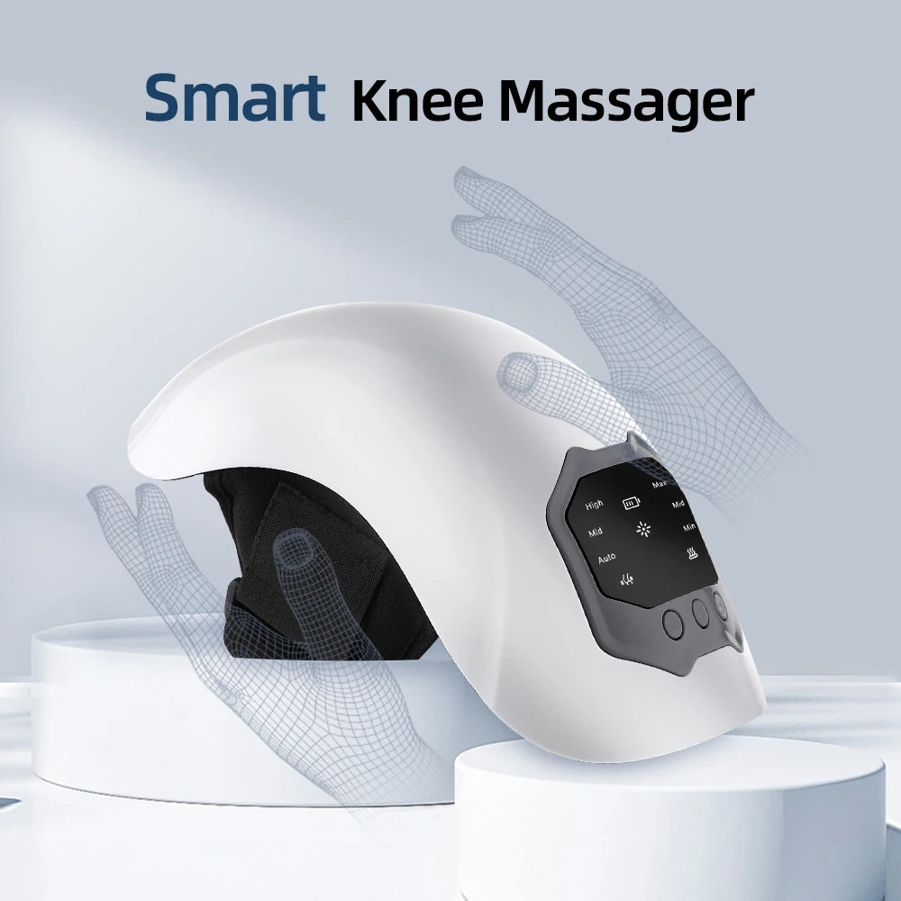 Hailicare Wireless Electric Knee Massager With Infrared Heating And Vibration