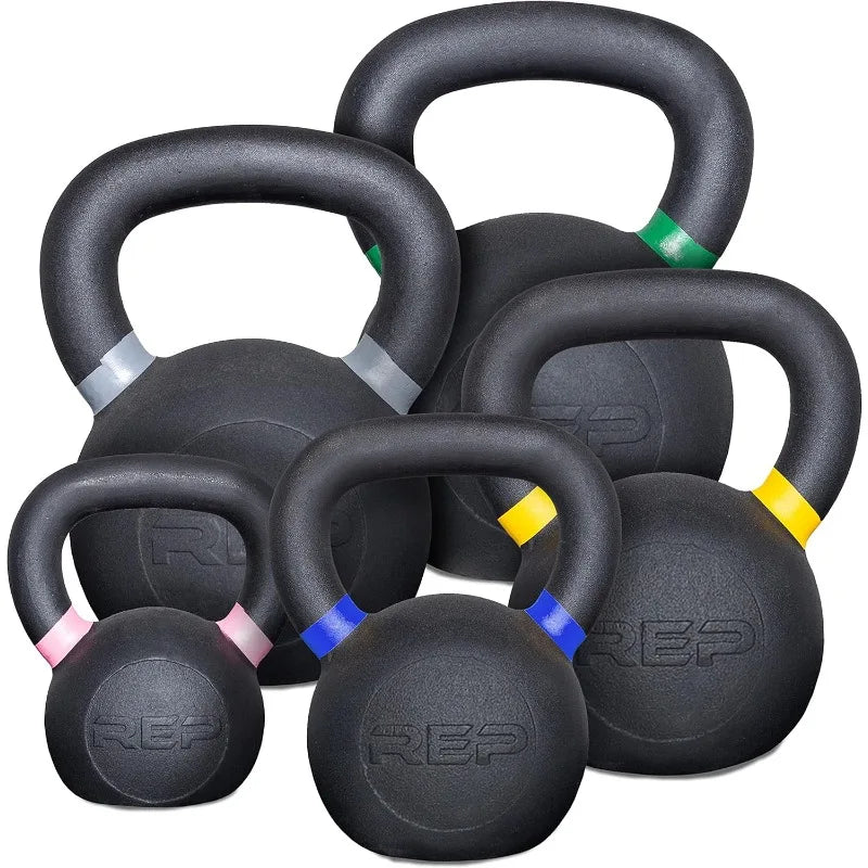 Kettlebell Set And Singles 4kg To 24kg Cast Iron Weights